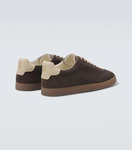 Brunello Cucinelli Leather-trimmed suede sneakers 6
