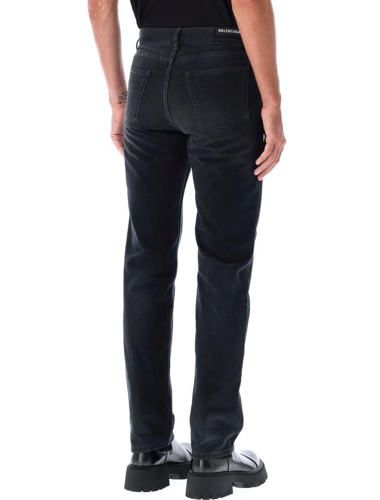 Balenciaga Balenciaga Mid-Waisted Slim Fit Trousers
