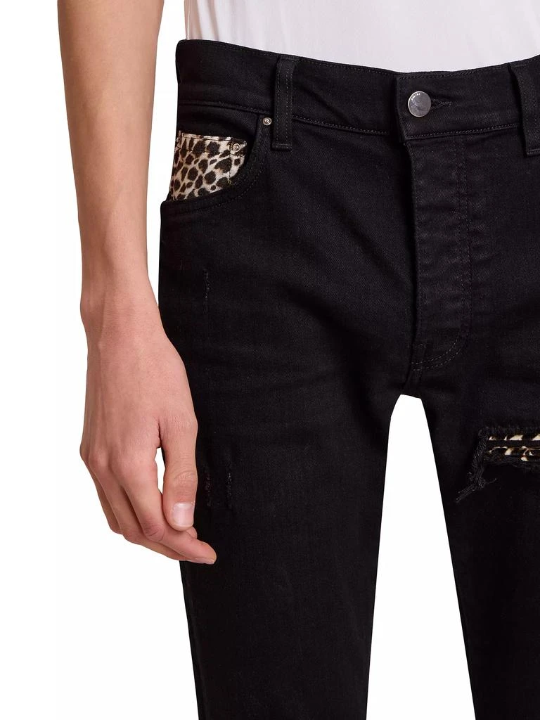 AMIRI Leopard Mx1 Skinny Jeans 6