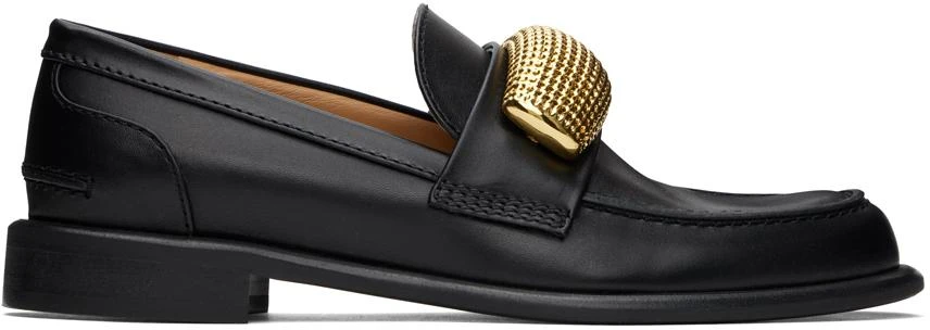 JW Anderson Black Popcorn Loafers 1