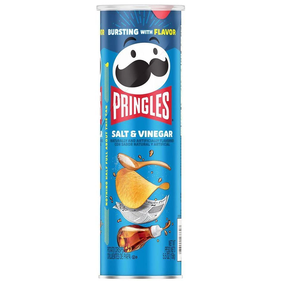 Pringles Potato Crisps Chips Salt and Vinegar 10