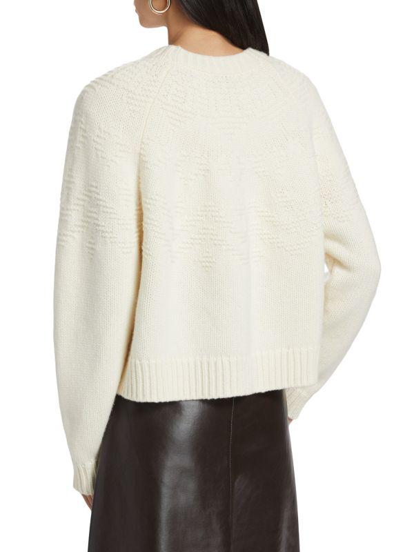 Vince Textured Raglan Wool Fair Isle Sweater