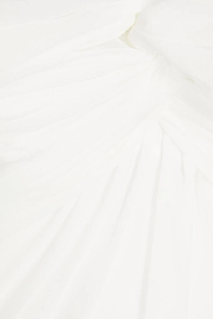 Jenny Packham Crystal-embellished chiffon bridal gown 4