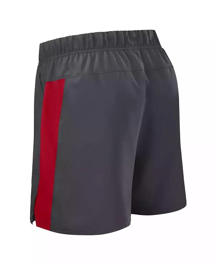 NIKE Men's Gray San Francisco 49ers Woven Victory Performance Shorts 3