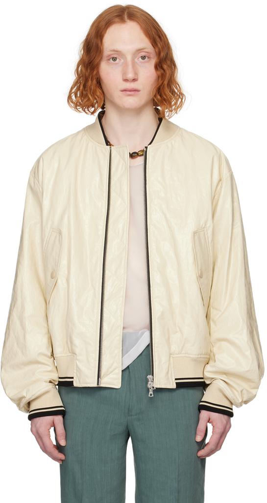 Shop Dries Van Noten Zipped Bomber Jacket on Sale at