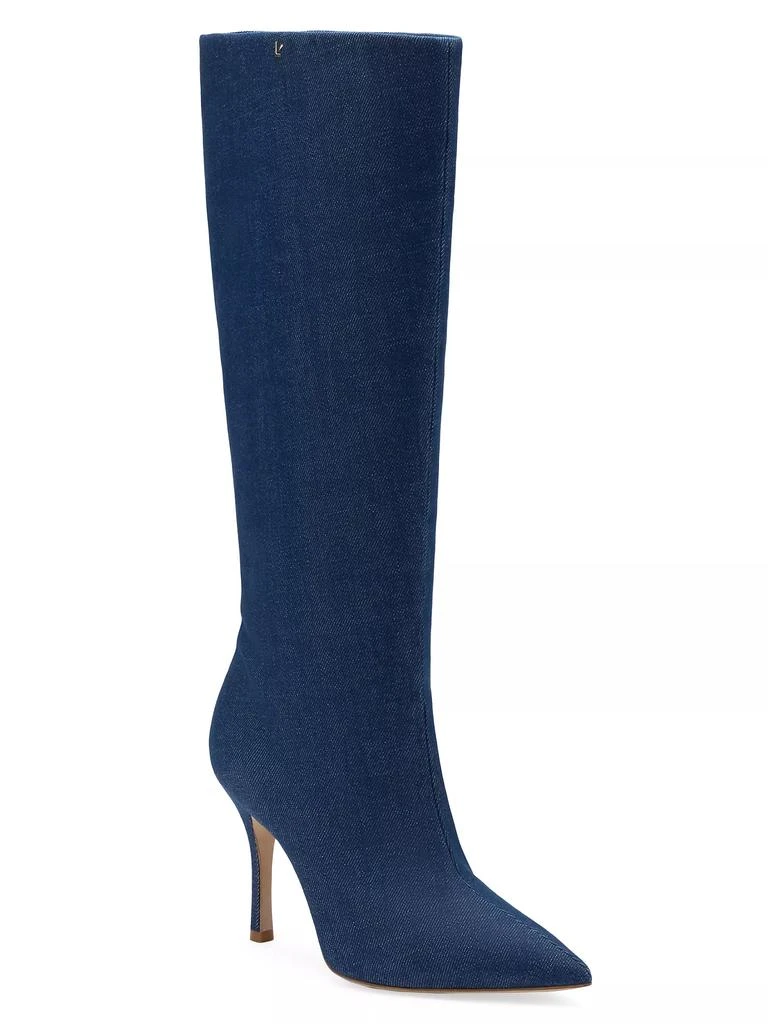 Larroudé Kate Denim High-Heel Boot 2