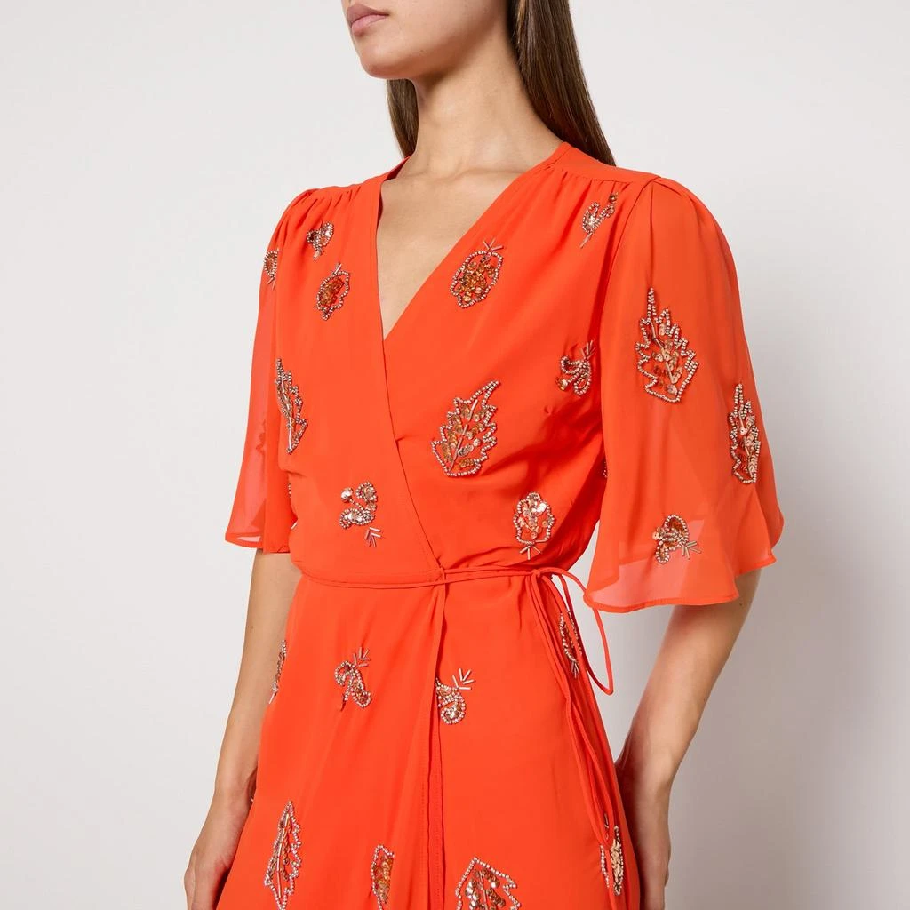 Hope & Ivy Alana Chiffon Maxi Dress  On Sale Now with Up to 50% Off |  Discover Exclusive Deals & Savings at BeyondStyle  Authentic Hope & Ivy  women|alana|clothe|wrap|dress|ivy|chiffon|embellished|hope with Limited-Time