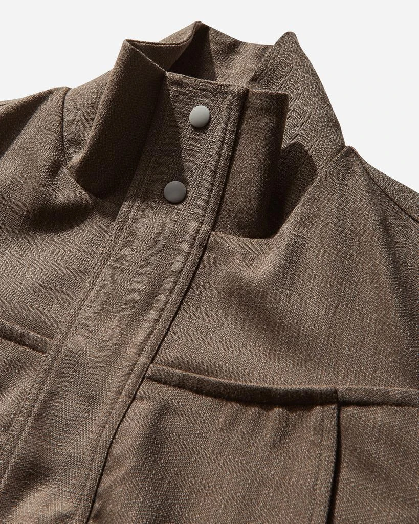Kiko Kostadinov Men's Zafar Cropped Jacket Brown Oak 3