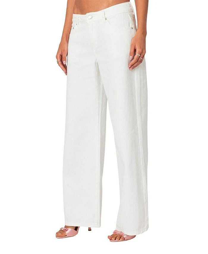 Edikted Bow Pocket Relaxed Jeans 3