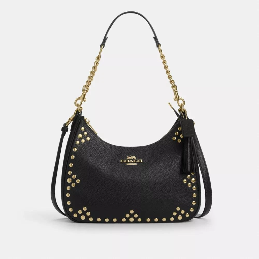 Coach Teri Hobo Bag With Rivets 1