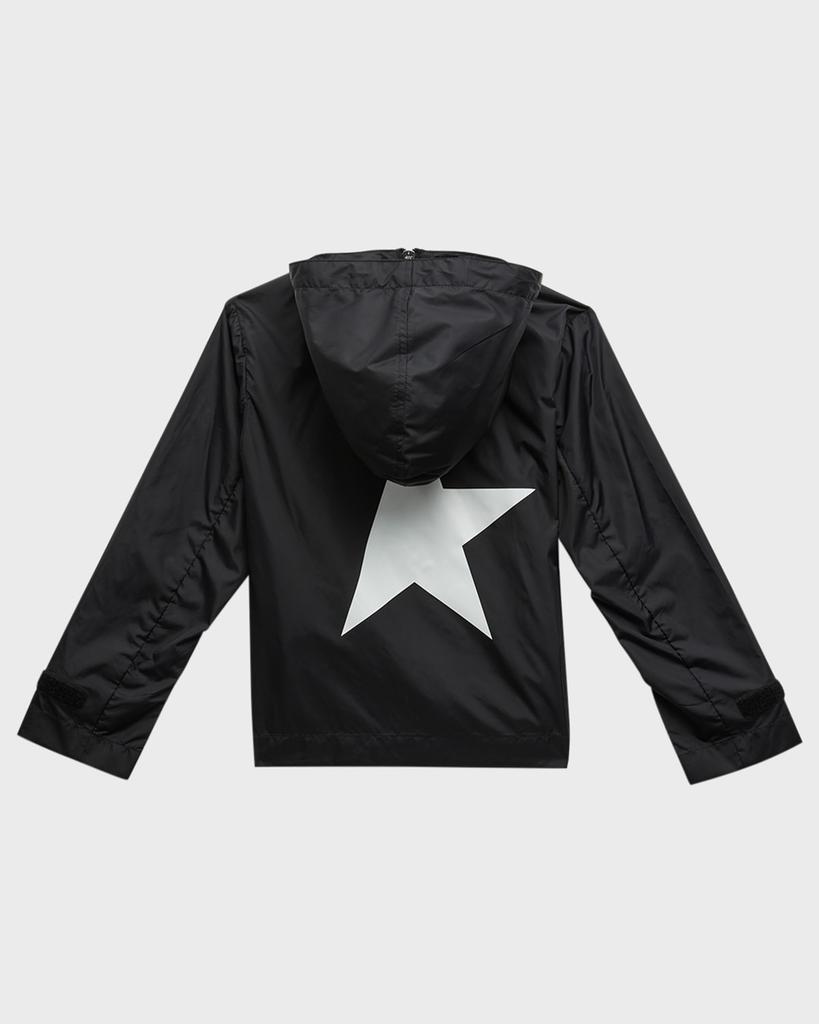 Golden Goose Boy's Star Logo-Print Windbreaker, Size 4-10