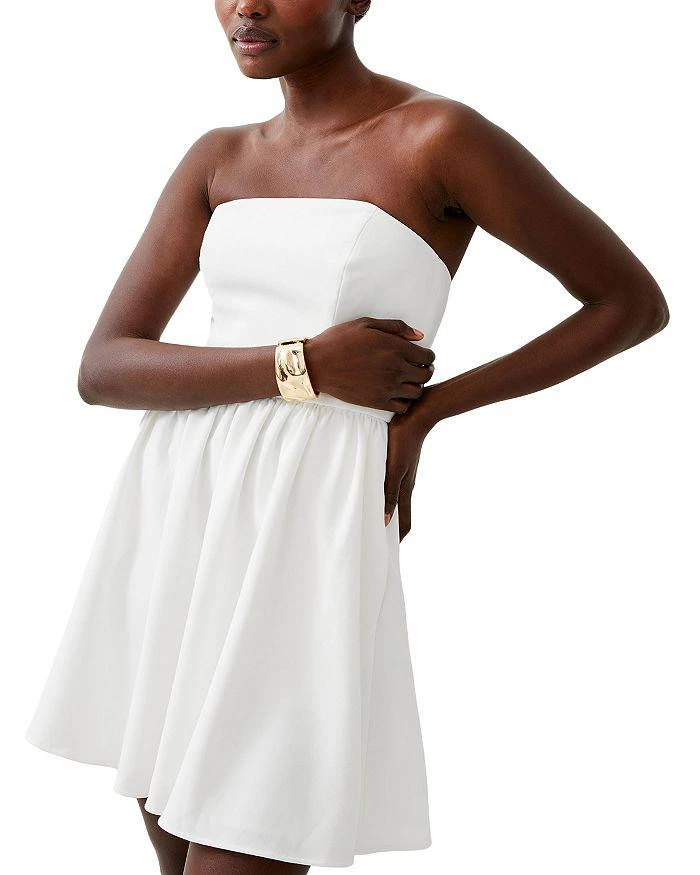 French Connection Whisper Strapless Mini Dress 1