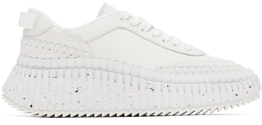 Chloé White Nama Sneakers 1