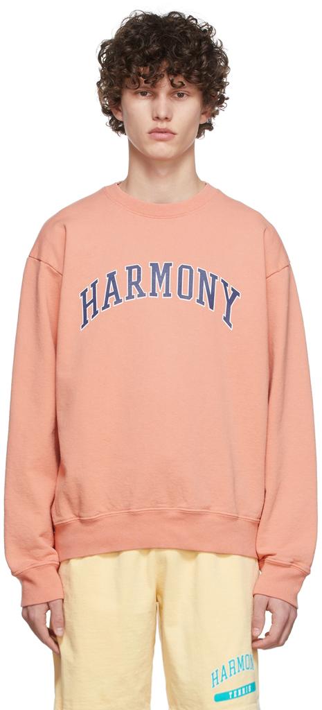 Harmony Pink Cotton Sweatshirt
