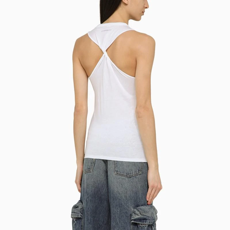 Calvin Klein White tank top with braided back 4