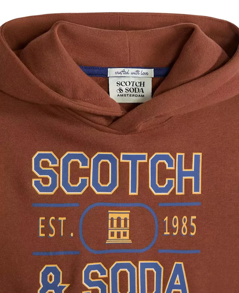 Scotch & Soda Big Boys Graphic Fleece Hoodie 4