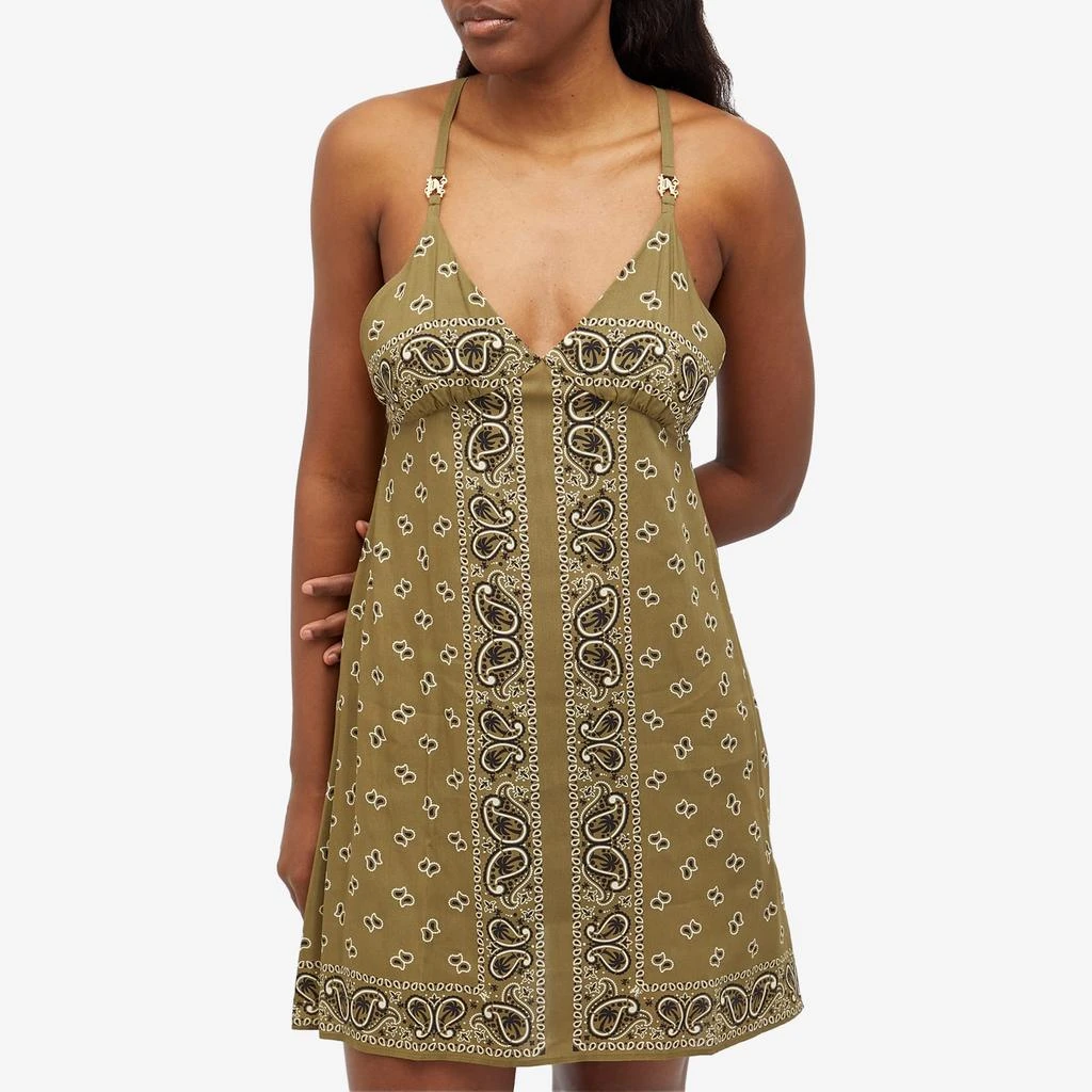 Palm Angels Palm Angels Paisley Slip Dress 2