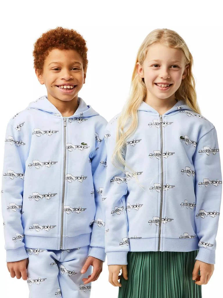 Lacoste Little Kid's & Kid's Logo Cloud Zip Hoodie 5