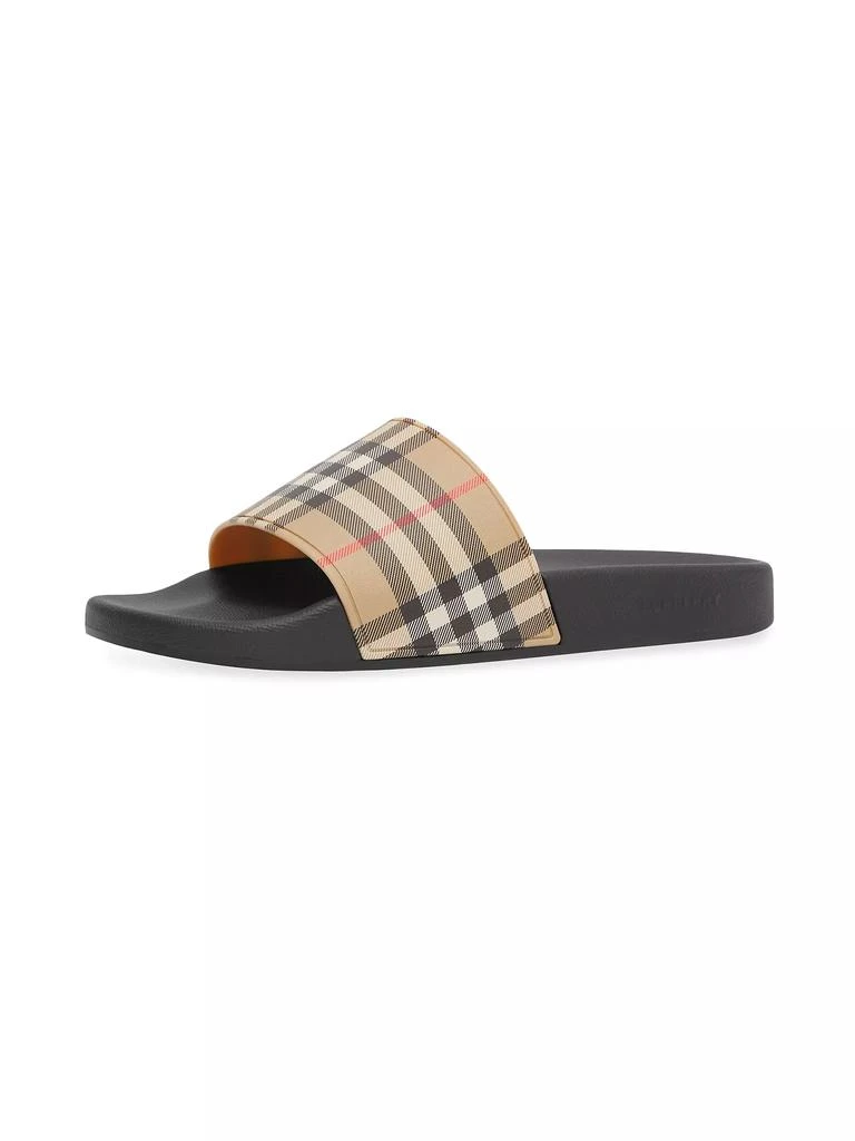 Burberry Furley Check Slide Sandals 6