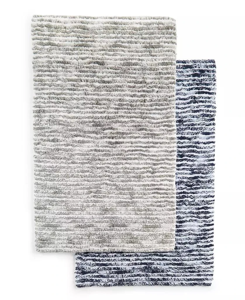 Hotel Collection Textured Stripe Bath Rug, 22" x 36", Exclusively at Macy’s 2