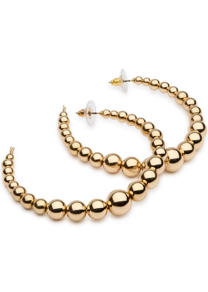 Kenneth Jay Lane Beaded hoop earrings 3