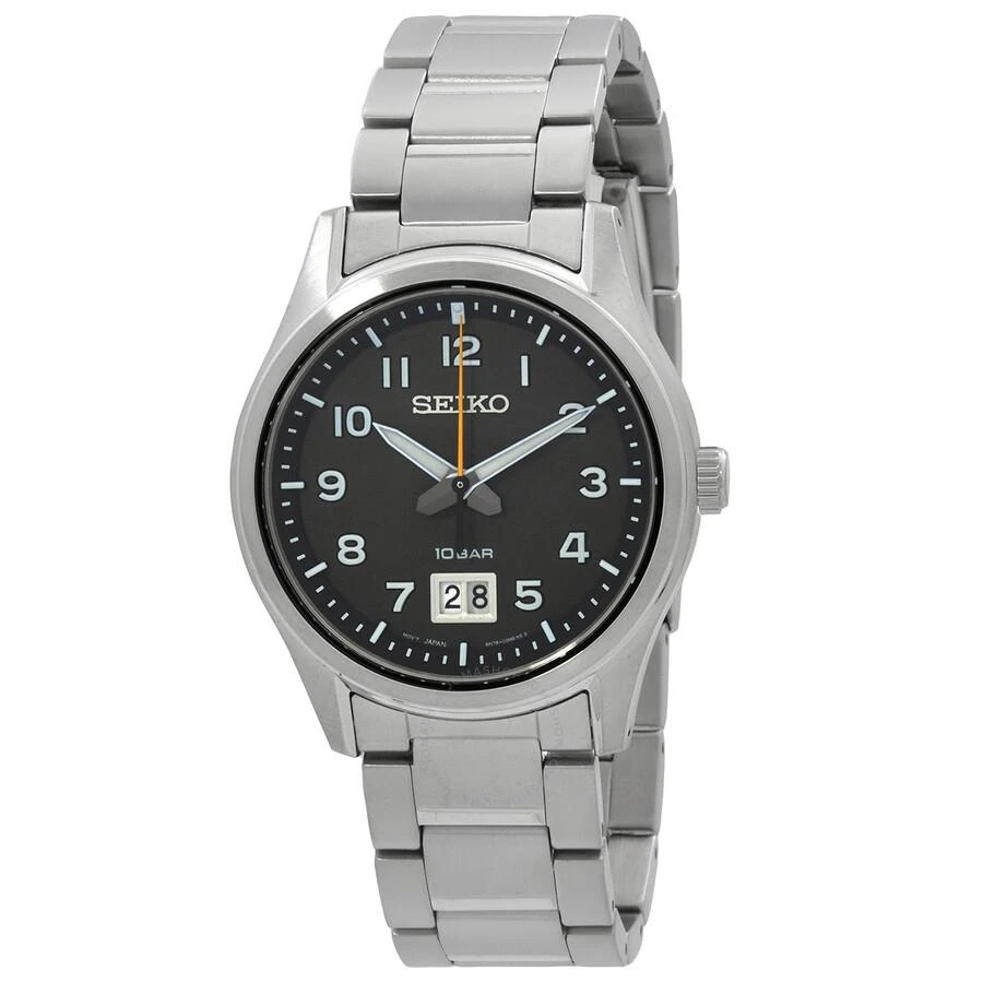 Seiko Classic Quartz Black Dial Men's Watch SUR569P1 1