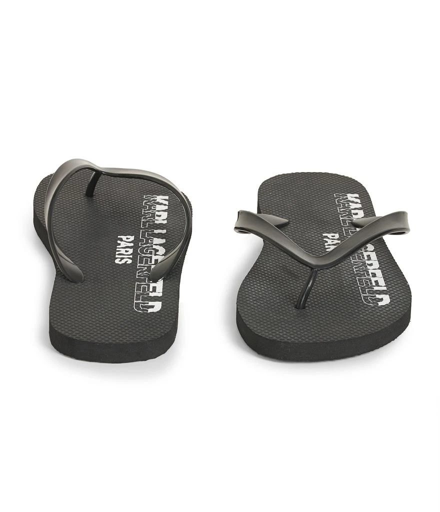 Karl Lagerfeld Paris MENS FLIP FLOP LOGO 3