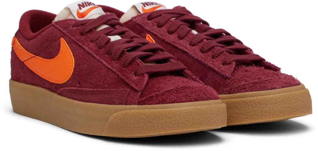 NIKE Burgundy Blazer Low '77 Vintage Sneakers 4