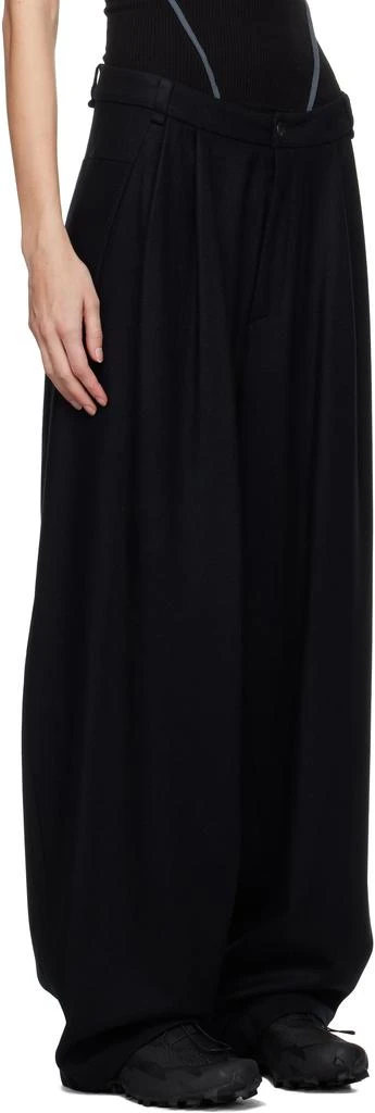 Hyein Seo Black Wide Wool Trousers 2
