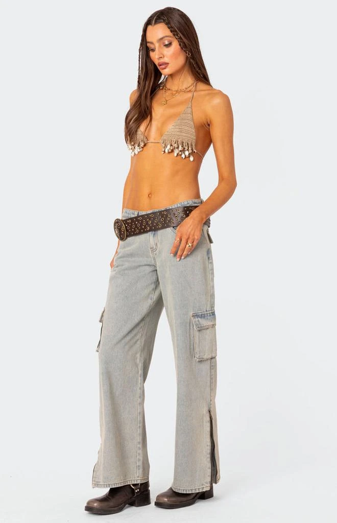 Edikted Aruba Beaded Crochet Bra Top 4