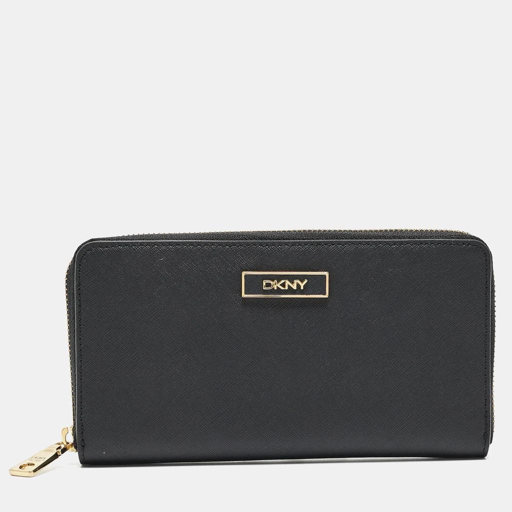DKNY Dkny  Leather Bryant Park Zip Around Continental Wallet 1