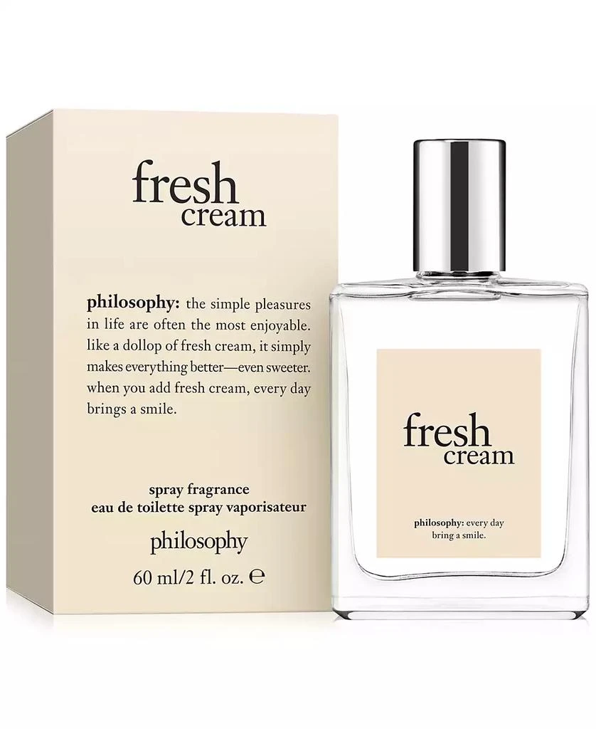 philosophy fresh cream eau de toilette, 2 oz 2