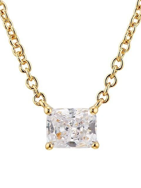 Adriana Orsini Modern Love 18K-Gold-Plated 
Cubic Zirconia Necklace