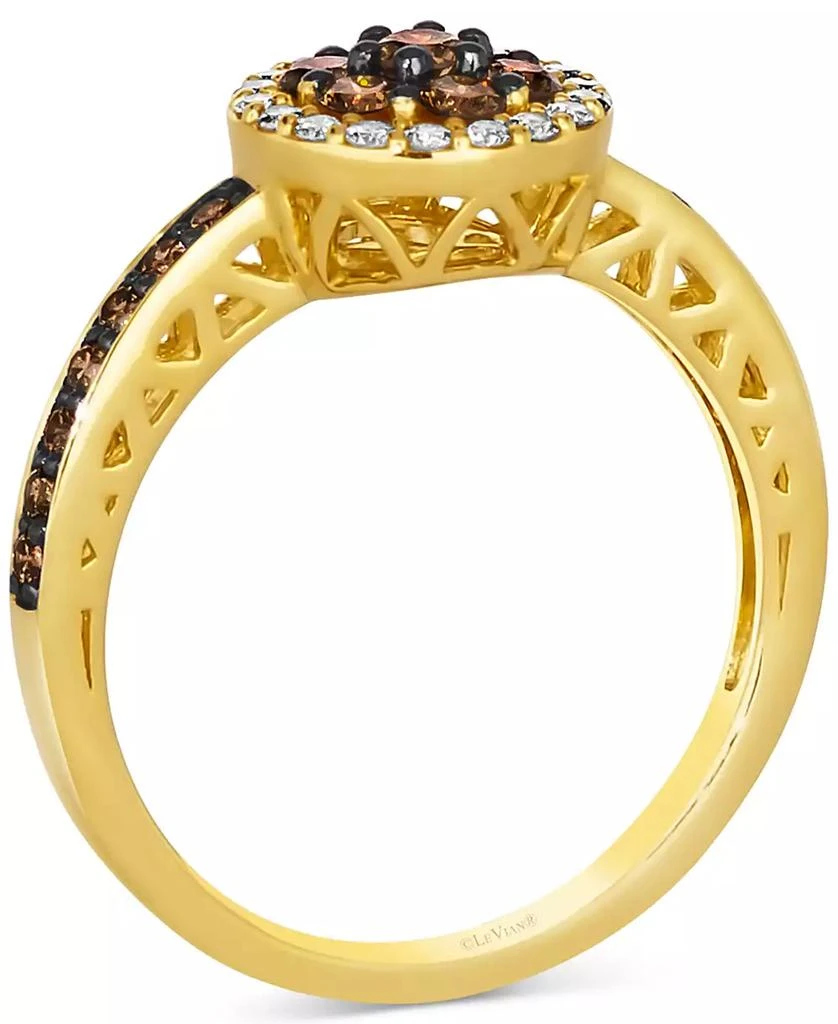 Le Vian Chocolate Diamond® (1/2 ct. t.w.) & Nude Diamond™ (5/8 ct. t.w.) Ring in 14k Honey Gold 3