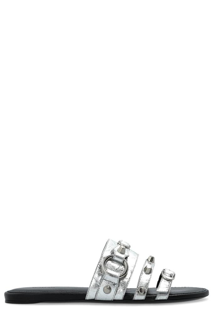 Balenciaga Women's Avenue Sock Sandal In Patent Leather And