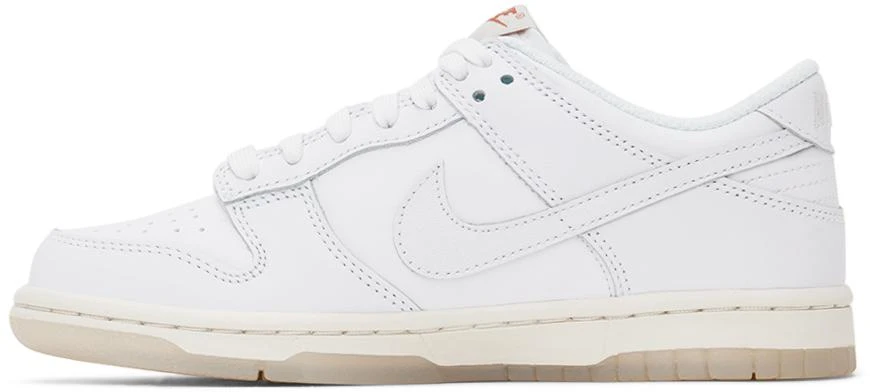 NIKE Kids White Dunk Low SE Big Kids Sneakers 3