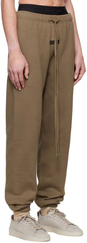 Essentials Brown Drawstring Lounge Pants 2