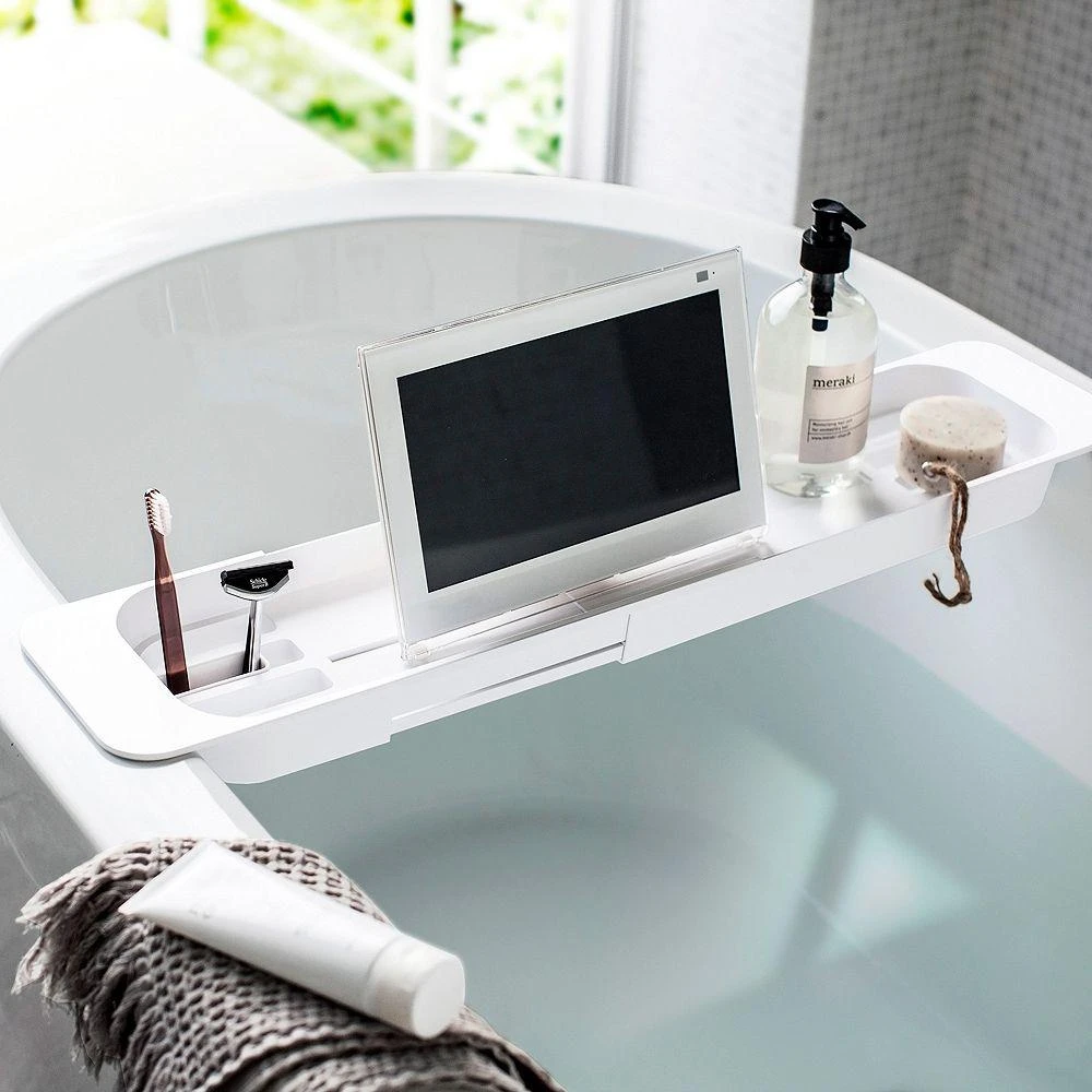 Yamazaki Tower Expandable Bathtub Caddy 2