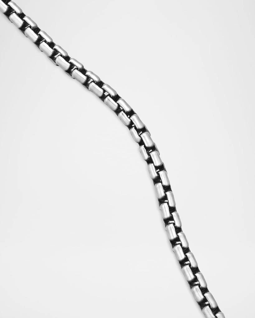 David Yurman 1.7mm Men's Box Chain Necklace in Silver 3