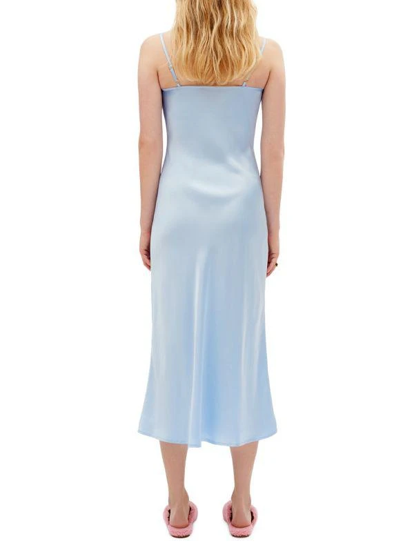 Sleeper Boheme Feather Trim Slip Dress 2