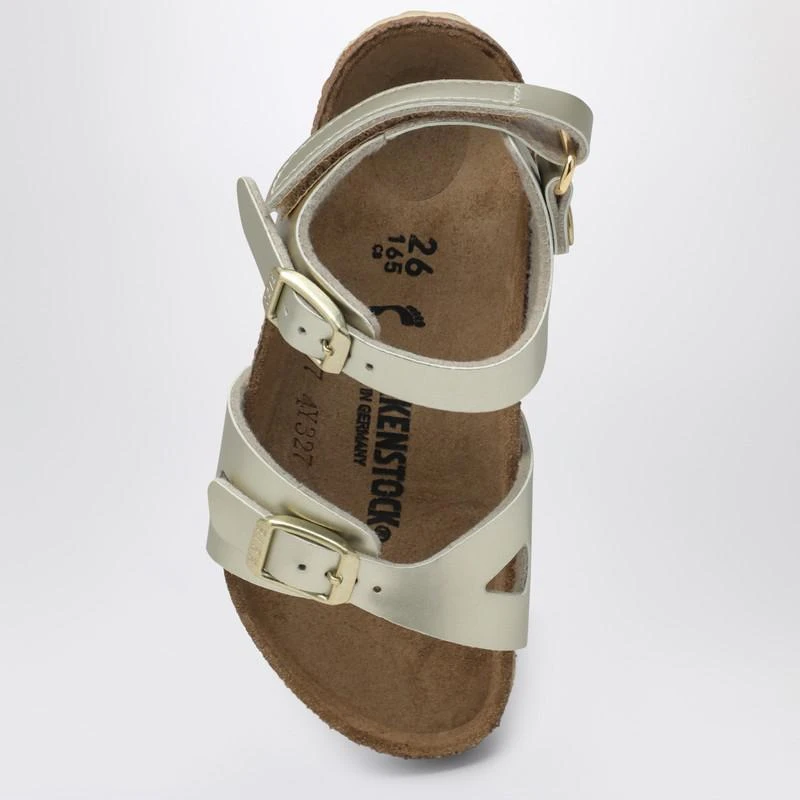 Birkenstock Rio metallic gold sandal 3