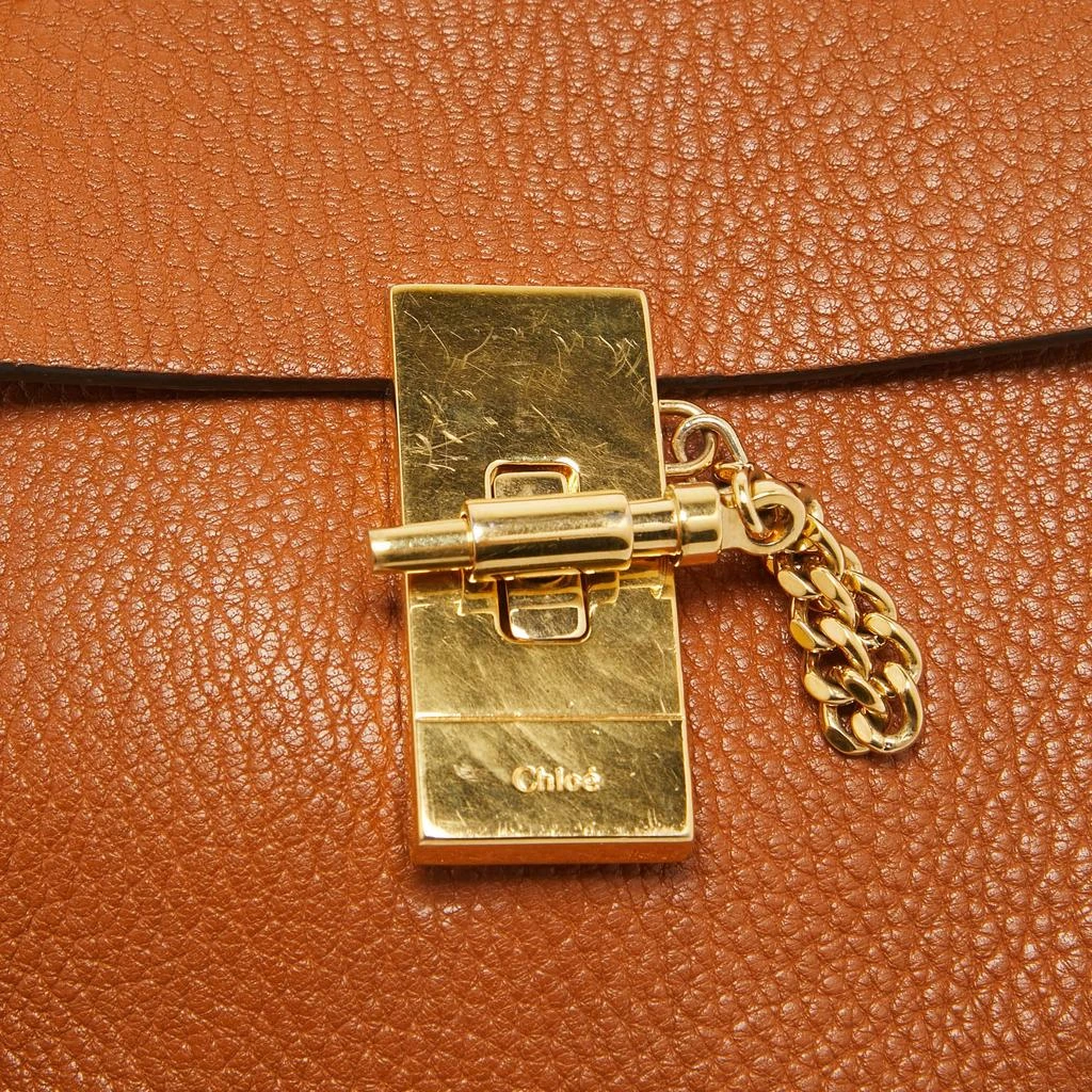 Chloé Chloe Brown Leather Mini Drew Shoulder Bag 8