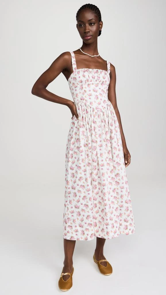 For Love & Lemons Etienne Midi Dress 6