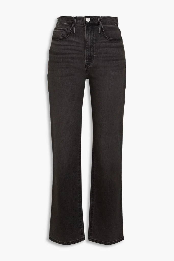 FRAME Le Jane cropped high-rise straight-leg jeans 1