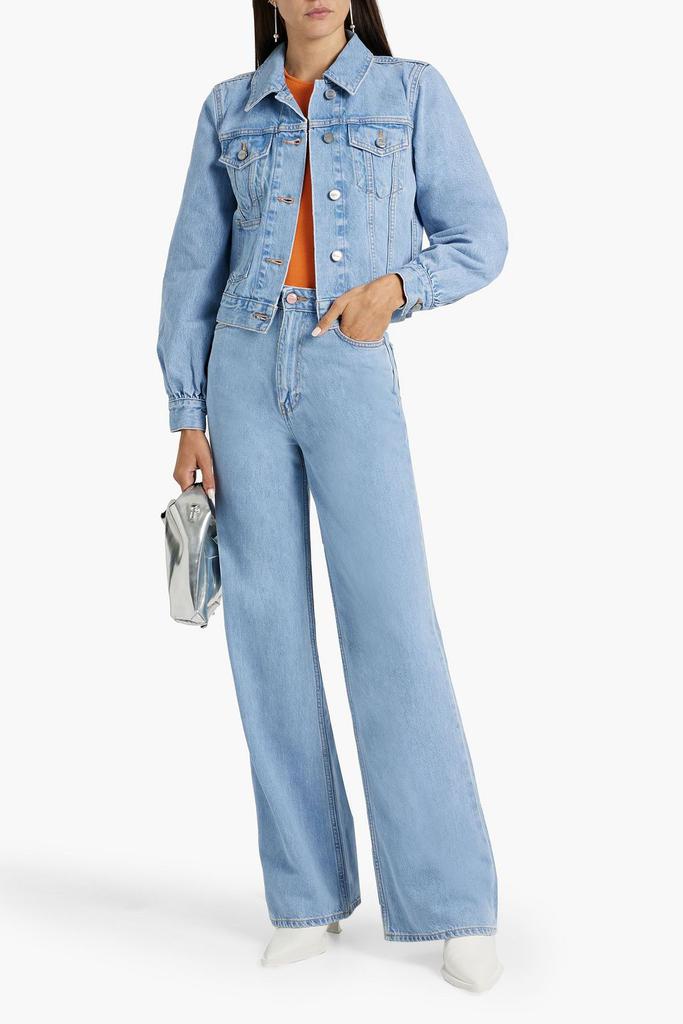 【関税＆送料込み】Ganni Wide-Leg Jeans Ganni High-rise wide-leg jeans - Jeans - BeyondStyle