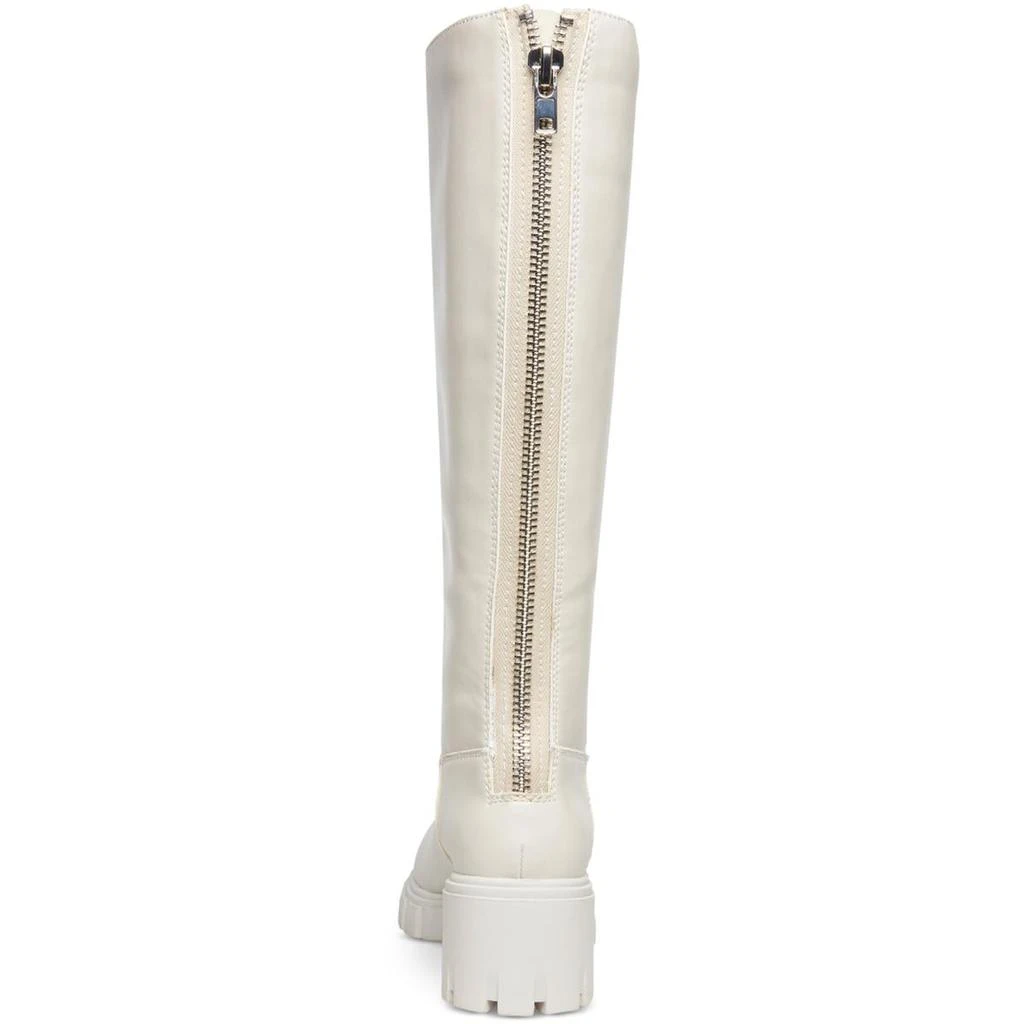 Madden Girl Tanggo Womens Faux Leather Lug Sole Knee-High Boots 3