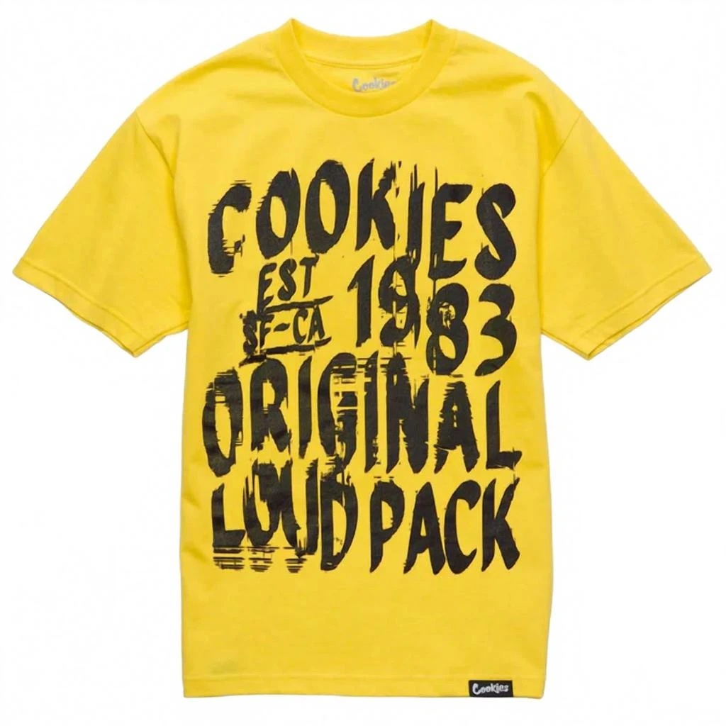 Cookies Men
s Loud Pack Tee In Yellow