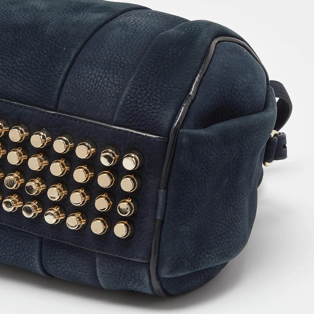 Alexander Wang Alexander Wang Blue Suede Rocco Bag 11