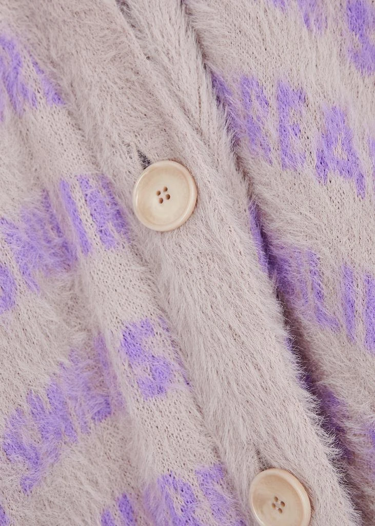 Stella McCartney Taupe textured-knit cardigan 5