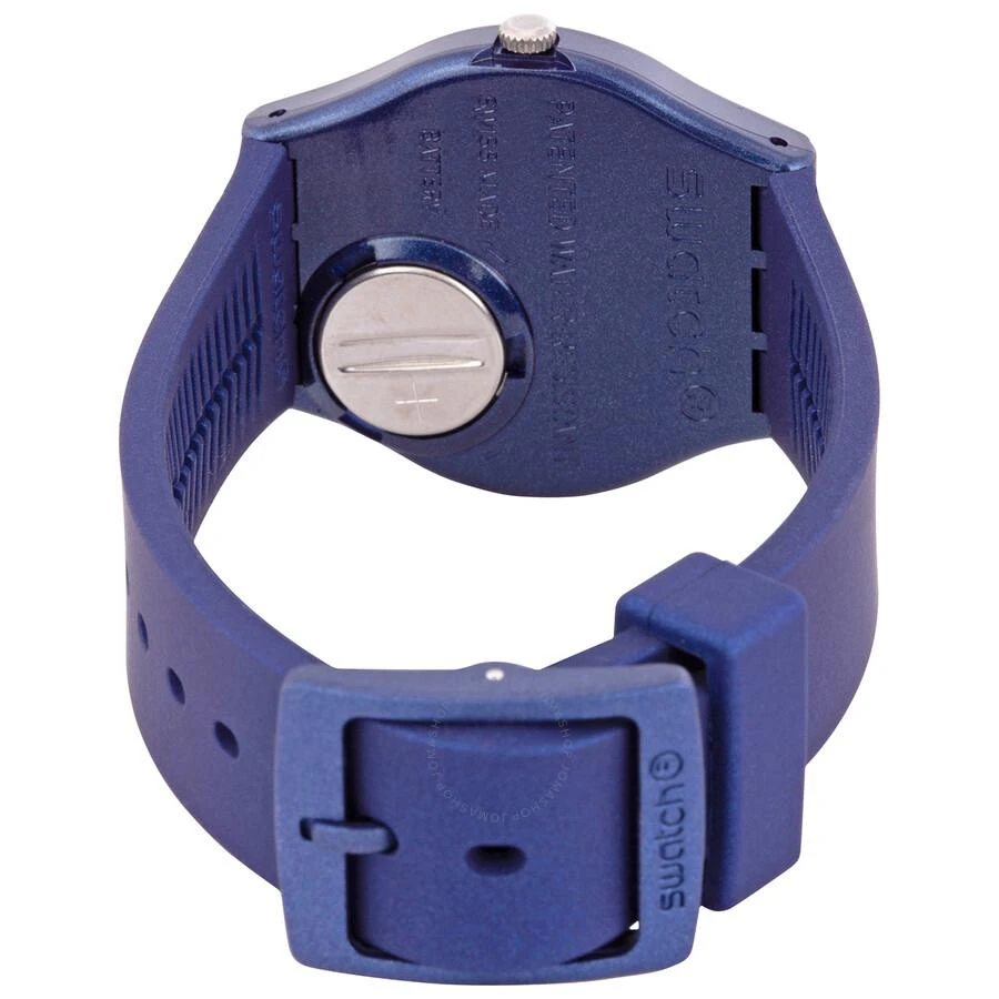 Swatch Silver in Blue Quartz Ladies Watch GN416 3
